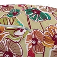 thumbnail image 3 of Earth Tones Pouf Cover with Zipper, Flourishing Poppy Flowers and Buds Rich in Colors in Drawing Style Botanical, Soft Decorative Fabric Unstuffed Case, 30" W X 17.3" L, Multicolor, by Ambesonne, 3 of 5