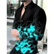 thumbnail image 1 of Camisa con botones para hombre , diseño creativo, de lujo, para fiesta, informal, de moda, de manga larga, deportiva, suave, ligera y cómoda, 1 of 6