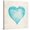Canvas, variant on Art.com Blue Heart Art Print by Morgan Yamada, 16" x 16"