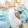 thumbnail image 5 of Erosebridal Watercolor Ocean Coral 7-Piece Twin Bedding Sets For Boys,Cute Axolotl Letter R Monogrammed Kids Bedding Comforter Set,Reversible, 5 of 7