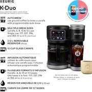 Keurig K-Duo Single Serve K-Cup Pod & Carafe Coffee Maker, Black