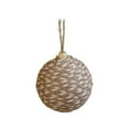 thumbnail image 2 of Natural Jute Rope Christmas Ornament, Rustic Twine-Wrapped Hanging Bauble, Eco-Friendly Holiday Tree Decoration, Handmade Rustic Decor for Christmas and Festive Settings, 2 of 6