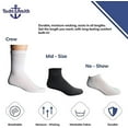 thumbnail image 4 of Yacht & Smith Big And Tall Mens Sport Crew Socks Wholesale Bulk (King Size) Socks, by SOCKS'NBULK, 4 of 6