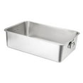 thumbnail image 3 of koolsoo Cat Litter Box Cat Sandbox Steam Table Pan High Sided Litter Pan Pet Litter Tray 60cmx40cmx7cm, 3 of 9