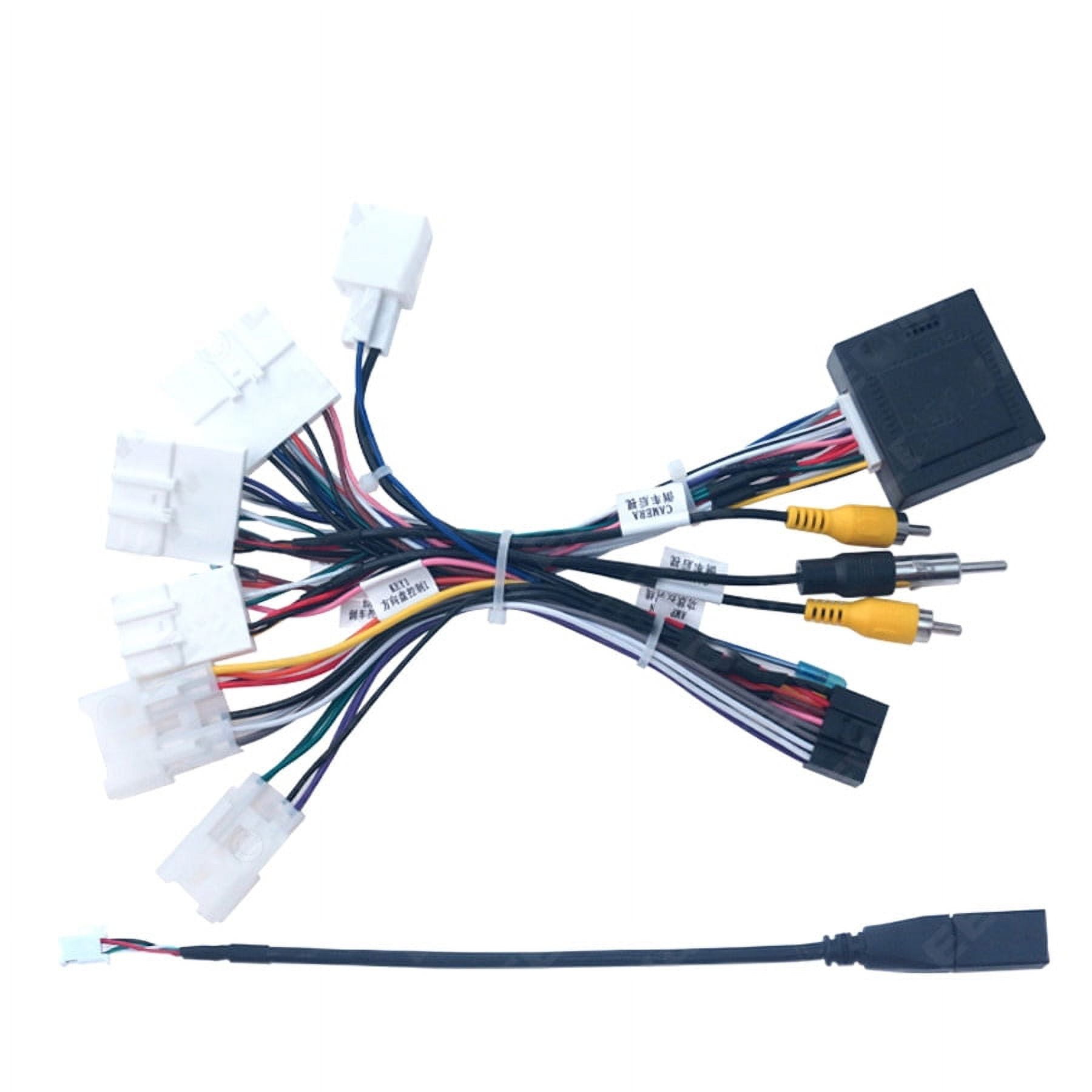 16pin Android Wire Harness Power Cable W/ Canbus For Toyota RAV4/C-HR/Highlander