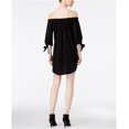 thumbnail image 2 of Vestido recto bar III con hombros descubiertos para mujer negro extragrande, 2 of 2