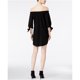 thumbnail image 2 of Vestido recto bar III con hombros descubiertos para mujer negro extragrande, 2 of 2
