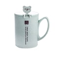 thumbnail image 1 of Kitchen aid 1PC Mug Cartoon Cute Coffee Cereal Breakfast Water Cup With Lid With Spoon, 1 of 1