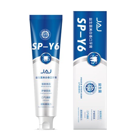 Kajiali 1/2PCS Authentic Fresh Oral Probiotic Toothpaste Whitening Teeth Enzyme Whitening Teeth SP-Y6 Shark Whitening Formula 100g