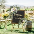 thumbnail image 4 of YIKA Festival Decorations Wedding Simulation Flower Welcome Flower Signboard Flower Table Photography Decoration Wedding Supplies Two Piece Set Bouquets Decoration, 4 of 6