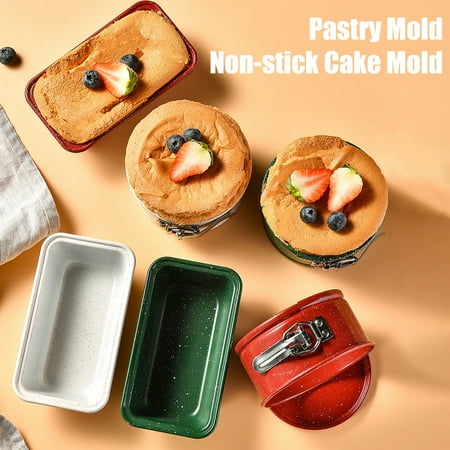 

Yanerim Cake Mold Food-Grade Locking Bread Mold Heat Resistant Non-stick Baking Pan Mold for Home Kitchen Bakery