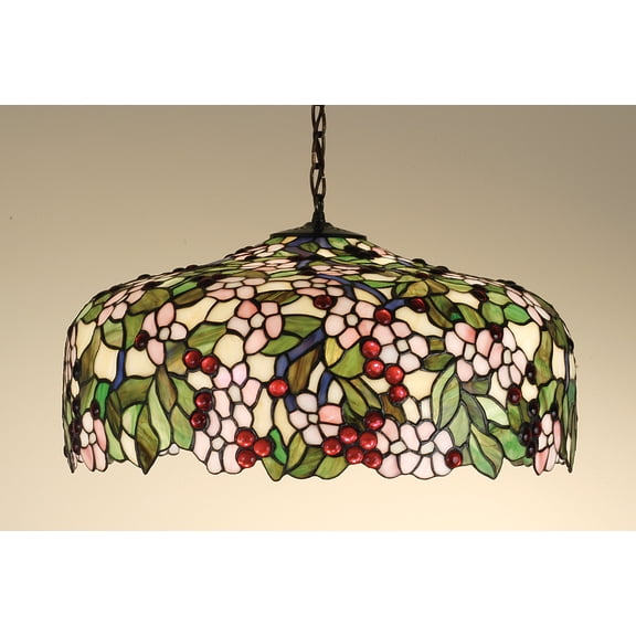 20"W Tiffany Cherry Blossom Pendant