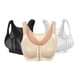 thumbnail image 4 of Women Post Surgery Front Fastening Sports Bra With Wide Back Support-white(l), 4 of 4
