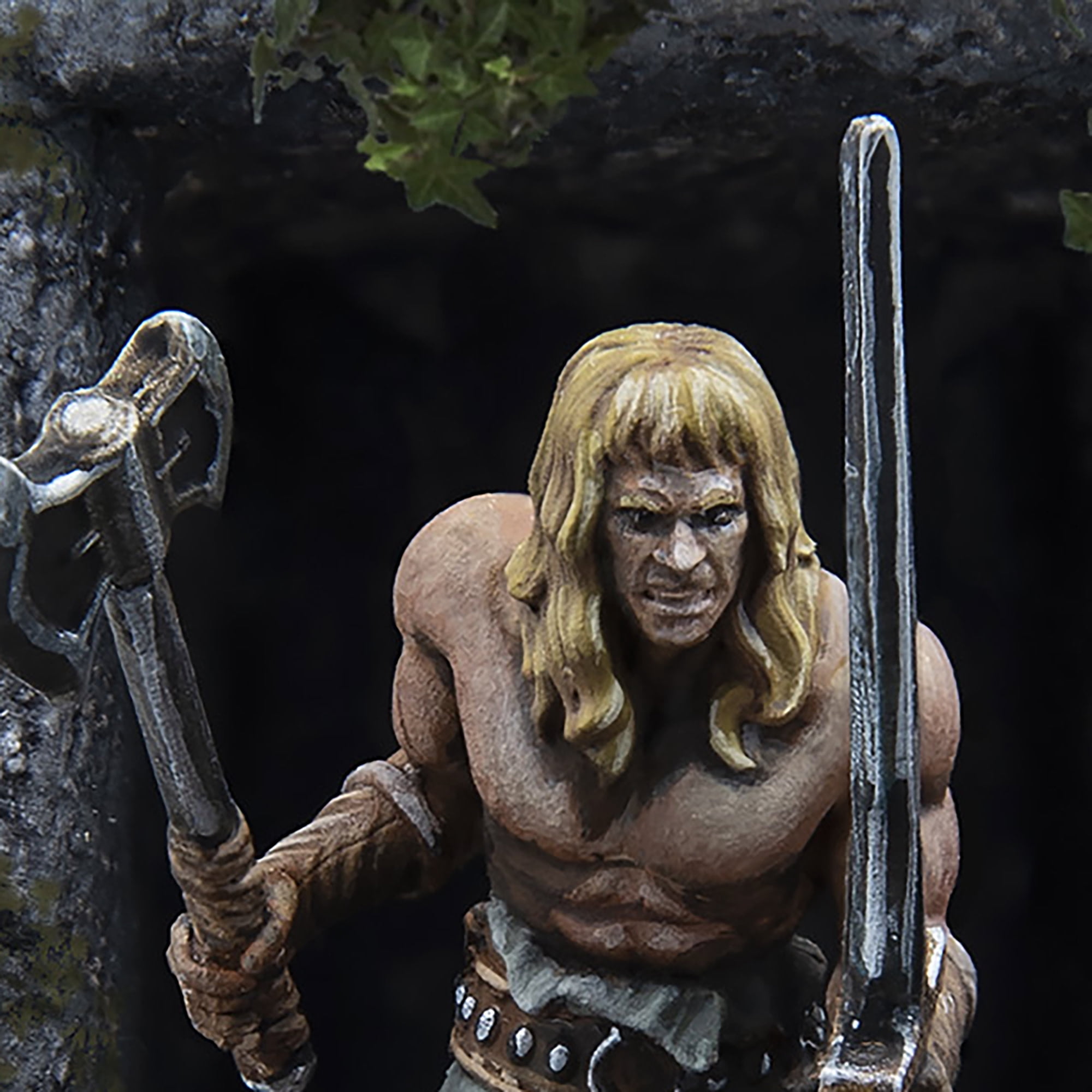 Fallout: Wasteland Warfare - Unaligned: Grognak - Resin Figure & Base, Unpainted & Unassembled, Commonwealth Wave, Licensed Tabletop Skirmish Wargame