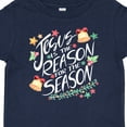 thumbnail image 4 of Inktastic Jesus is the Reason for the Season Christmas Bells and Stars Boys or Girls Baby T-Shirt, 4 of 5