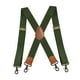 thumbnail image 2 of Tirantes para hombre Fernando tirantes con 4 ganchos a presión de 3,5 cm de ancho ajustables para Pantalones casuales VERDE, 2 of 8