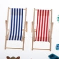 thumbnail image 2 of 1:12 Escala Miniaturas Silla De Playa Sombrilla Conjunto Modelo Accesorios Sunnimix Casa de muñecas en miniatura de playa, 2 of 4