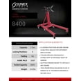 thumbnail image 7 of Sunex HD 8400 1 Ton Engine Stand, 7 of 7