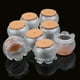 thumbnail image 5 of EeaseMX Paquete de 8 protectores de suelo de madera para patas de silla, juego de fundas para mesa y muebles, almohadillas de fieltro redondas con diseño de loto., 5 of 6