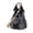 A, variant on Kitchen Witch Doll,6.5 inch Handmade Witch with Broom,Vintage Folk Home Decor for Kitchen Halloween Ornament
