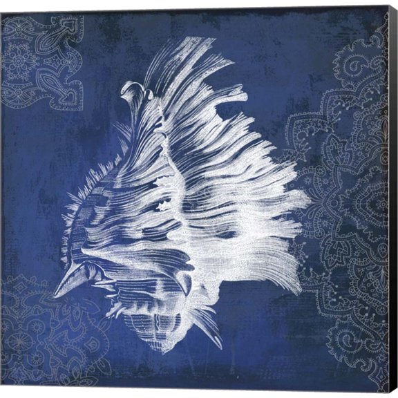 Navy Shell II by Posters International Studio, Canvas Wall Art