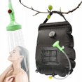 thumbnail image 1 of Bolsa de ducha Solar para acampada de 20L, agua caliente portátil de viaje con energía Solar y manguera de cabezal de ducha intercambiable desmontable para senderismo. Escalada, 1 of 5