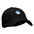 thumbnail image 5 of Facemask Embroidered Unstructured Cotton Twill Washed Cap - Black OSFM, 5 of 5