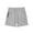 Gray, variant on Men's Casual Shorts 5" Inseam Cotton Knit Workout Short Pants with Zipper Pockets, Summer Training Running Basketball Streetwear Short Pants Above Knee Length