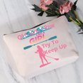 thumbnail image 2 of Rowing Cosmetic Bag Rowing Gift For Rowers I Row Like a Girl Try To Keep Up Makeup Bag Kayaking Gift Rowing Lover Gift, 2 of 6