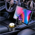 thumbnail image 4 of Tgbvmt Car Mounted Water Cup Holder, Multifunctional Rotating Center Console Beverage Storage, Split Two Cup Holder for Cars, Trucks, SUVs for Convenient Storage, Travel Gift, 4 of 8