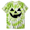 thumbnail image 4 of Ahadesign Summer Halloween Halloween T Shirt Women Vintage Graphic Coffee Tees Shirt Short Sleeve Casual Funny Halloween Party Shirts (Green,XL), 4 of 5