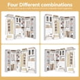 thumbnail image 2 of Homieasy Closet System, 100" x 39.2" Heavy Duty L-Shaped Closet Organizer System with Drawers & Cabinet, Corner Closet Organizer Unit, White, 2 of 7