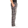 thumbnail image 2 of At The Buzzer Mens Pajama Pant  Jersey Knit Sleep Pant (Grey Black Buffalo Plaid, XX-Large), 2 of 3