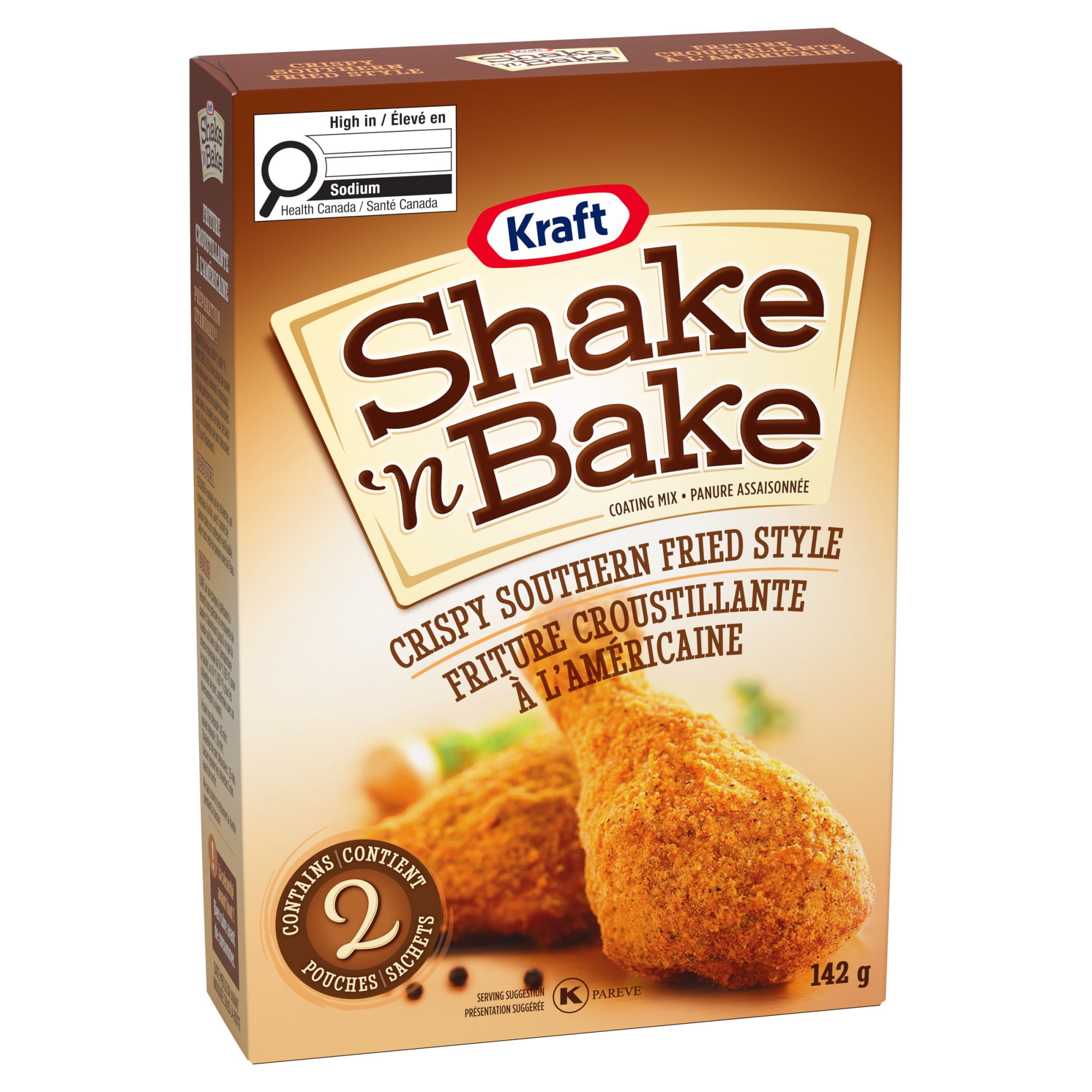 Shake 'N Bake Crispy Southern Fried Style Coating Mix, 142 g Box
