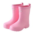 thumbnail image 6 of Elegyee Girls Rain Boots Unisex Solid Lightweight Soft Sole Non Outdoor Wear Rain Shoes, 6 of 8