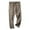 Khaki, variant on Riforla Lightweight Men's Tracksuit Pants with Waistband Pockets Open Bottom Straight Leg Casual Navy L