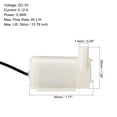 thumbnail image 2 of Uxcell DC 3V Horizontal Style Micro Submersible Water Pump with USB Connector, 2 of 5