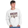thumbnail image 5 of PACMAN Arcade Game Montauk Varsity Sweatshirt for Men or Women Brisco Brands S, 5 of 6