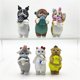 thumbnail image 1 of Mofusand X Sanurgente Mini Figura Gato, Adornos De Melodía Kuromi, Modelo Anime, Regalos De Juguete Decoración, Kawaii, 5cm, 6 Piezas, Set, 1 of 4