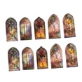 thumbnail image 2 of Pegatinas para álbum de recortes Soledad 10 Uds. pegatinas estéticas con forma de marco de ventana Rojo, 2 of 10