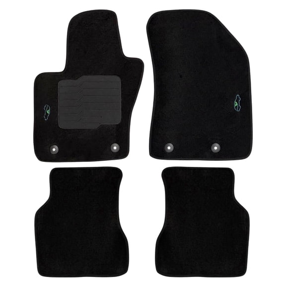 Carpet Floor Mats Fit for 2017 to 2026 Jeep Compass, Front and Rear, ecoMats