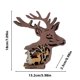 thumbnail image 3 of XWSHYW Decoraciones para El Hogar Adornos Navideños de Ciervos, Animales Del Bosque, Artesanías de Madera, Decoraciones para El Hogar., 3 of 6