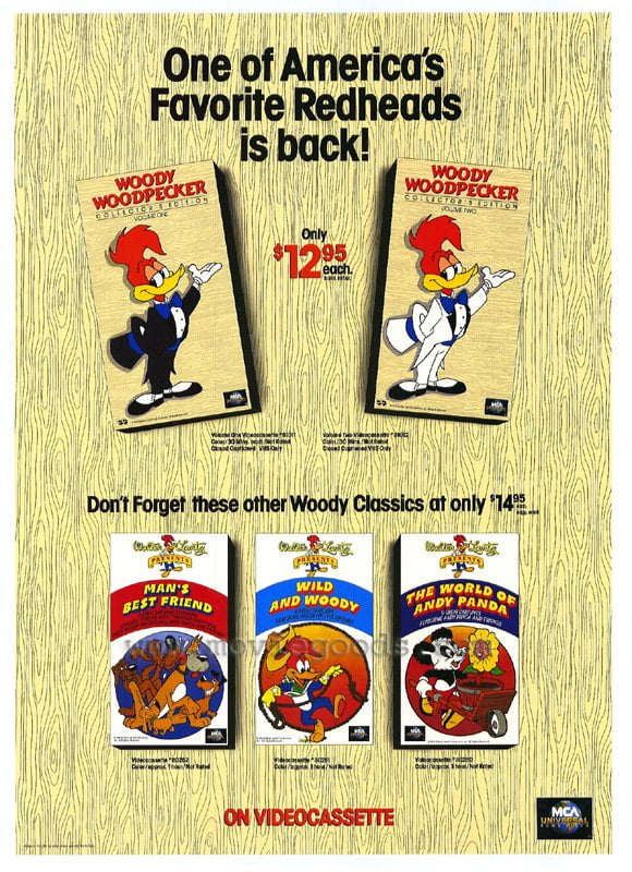 Woody Woodpecker Movie Poster Style A 11 X 17 1991 Walmart Com