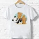 thumbnail image 3 of 2024 Feliz Cumpleaños Panda Número 1-9 Impresión Niños Camiseta Niño Niño Niña Ropa Verano Algodón Camiseta Linda Dibujos Animados Camiseta Bebé, 3 of 5