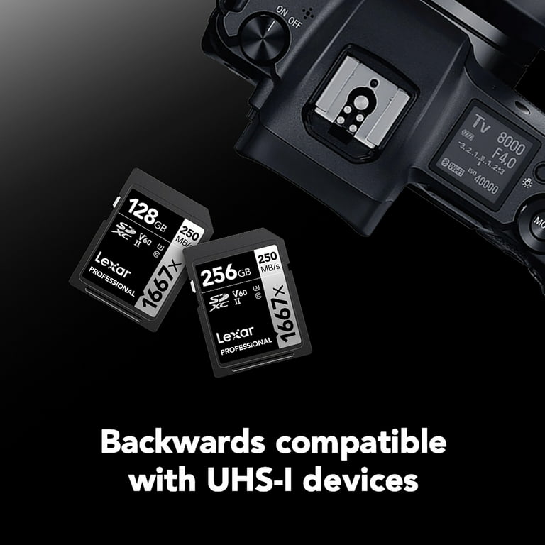 Lexar Professional SILVER Series 1667x SDXC UHS-II Card, 2 Pack