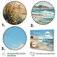 thumbnail image 3 of Designart "Coastalbeachsand Sandy Serenity Painting IV" Landscapes Wall Art Prints Set, 3 of 5