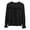 Black, variant on Zhuashum 4-5 Years Tops For Toddler Girls Solid Color Shirts Spring Crewneck Long Sleeve Tee Daily Leisure Girl Clothes Black