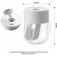 thumbnail image 3 of Toothpaste dispenser, wall mounted toothpaste squeezer, bathroom toothpaste dispenser, white, 3 of 6