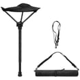 thumbnail image 1 of Adjustable Height Folding Walking Stick Tripod Stool Seat Stick Chair, 1 of 5