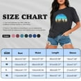 thumbnail image 6 of XCHQRTI Sunset Womens Shirt Graphic Palm Tree T Shirt with Beach Casual Short Sleeve Top, 6 of 8